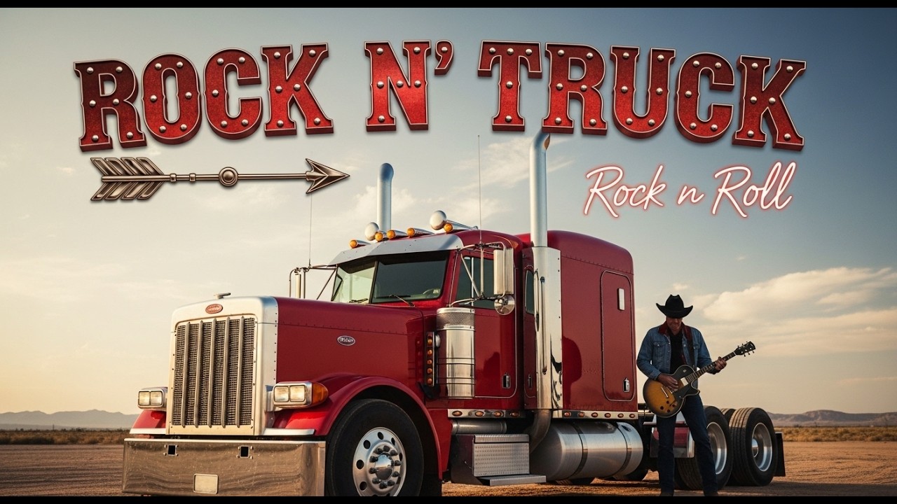 Rock N Truck – Fast Lanes and Fading Sunsets – Country Rock Songs for the Open Road #RoadMusic