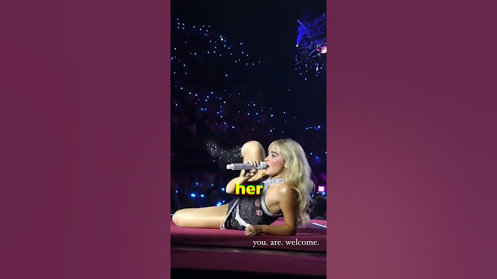 Her mom was SHOCKED during the Sabrina Carpenter Short 'N Sweet tour! 😂