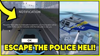 How to ESCAPE THE POLICE HELICOPTER in ER:LC! (Emergency Response Liberty County)