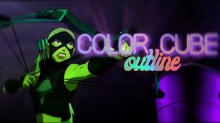 Colorful Cube Outline (Video Star)