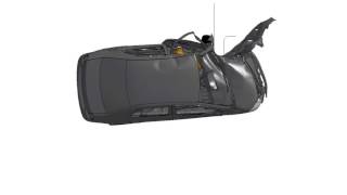 Toyota Yaris 2010 Crash Test - LS Dyna Finite Element Analysis
