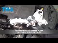 How to Replace Water Pump 2012-2017 Toyota Camry