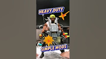 Heavy Duty Neck Torso Missile Mods GI Joe Classified Series Hasbro Pulse Action Figure Fix
