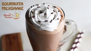 Bournvita milkshake recipe, Creamy malt shake recipe