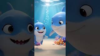 Cute Baby Blue Shark Dance 🦈💃 |3D Pixar Style Animation #3danimation #shorts #trending