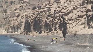 Santorini Eros beach