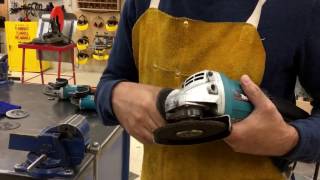 Hand Grinder Safety 5 - Inspecting th Grinder Before Use