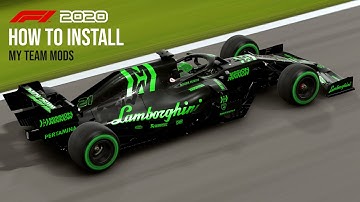 How To Install My Mods for F1 2020 My Team Mode