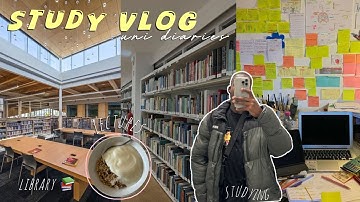 STUDY VLOG🫧| unfiltered days in uni + library studying + lectures|Nelson Mandela University student📚