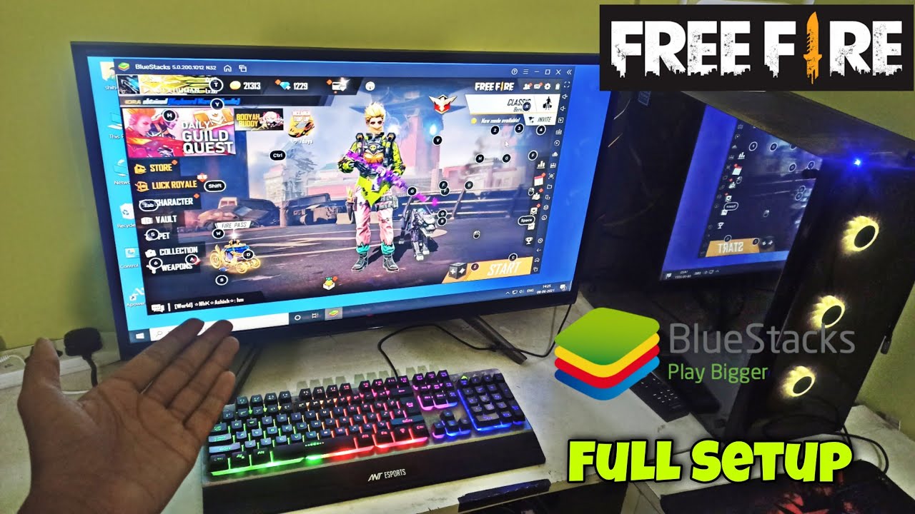 How To Play Free Fire On PC/Laptop, Bluestacks 5.12
