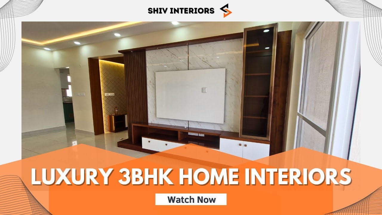 Premium 3BHK Interior Design Walktrough | Shiv Interiors