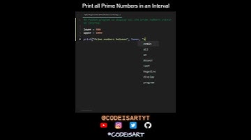 Print all Prime Numbers in an Interval in Python | Python Examples | Python Coding Tutorial