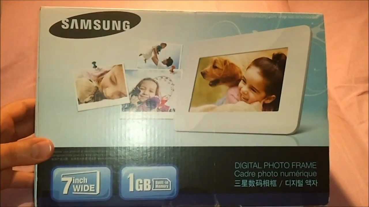 SAMSUNG DIGITAL FRAME YouTube