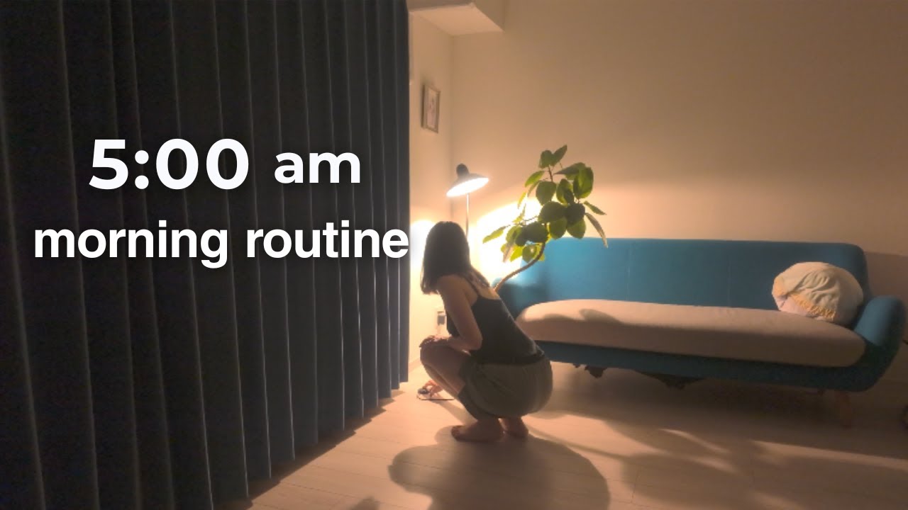 Утренний распорядок в 5 утра | Почему я просыпаюсь в 5 утра в Японии | Японский завтрак, милый ко...
