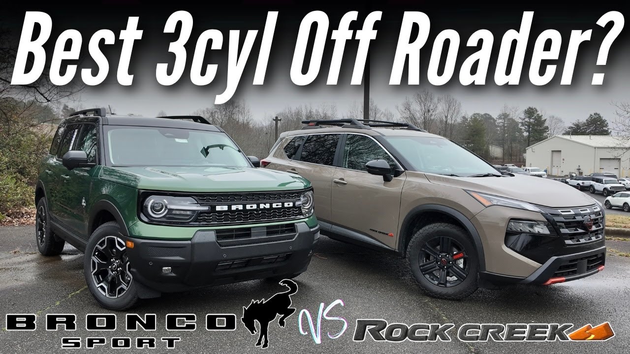 2025 Nissan Rogue vs Ford Bronco Sport - Which 3 Cylinder SUV Wins?