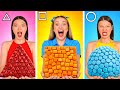 NEW 123 GO! Geometric Food Challenge! 🔺🟦⚪ Triangle vs Square vs Circle Food Battle!