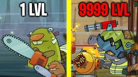 Swamp Attack All Boss Monsters Battles! Max Level Weapon & Defense! (9999+ Level Monsters!)