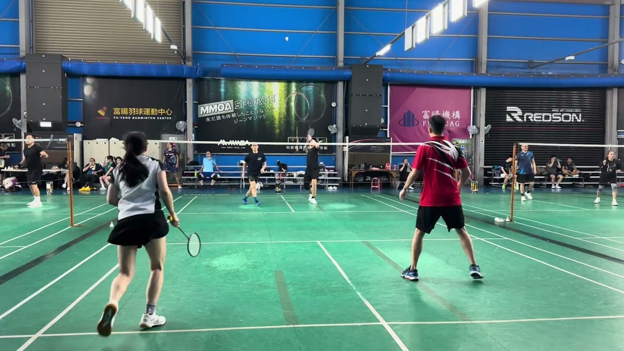 [羽球Vlog]🏸M&OO🆚AK&邱顯龍#混雙#男雙 2️⃣