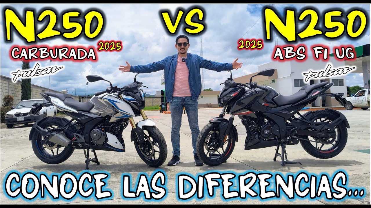 ▪️PULSAR N250 CARBURADA VS N250 ABS FI UG 2025 || AQUI TE ENSEÑO LAS DIFERENCIAS || ¿CUAL ES MEJOR?