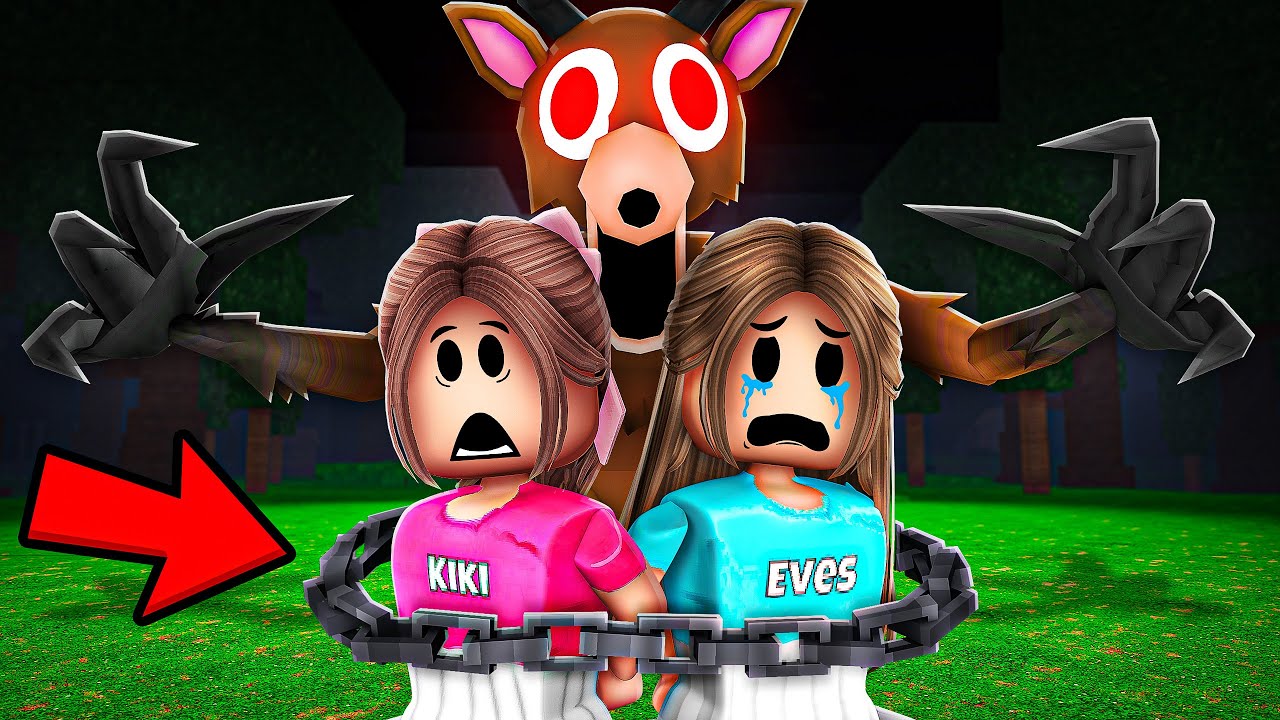 99 Nights In The Forest BUT WE'RE CHAINED TOGETHER!