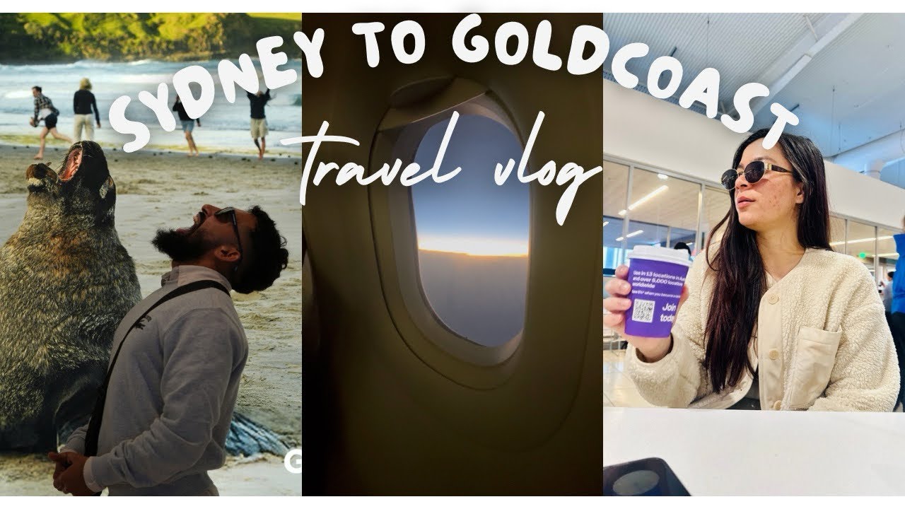 Sydney to Gold Coast 2025 ✈️ Winter Travel Vlog + Hotel Tour