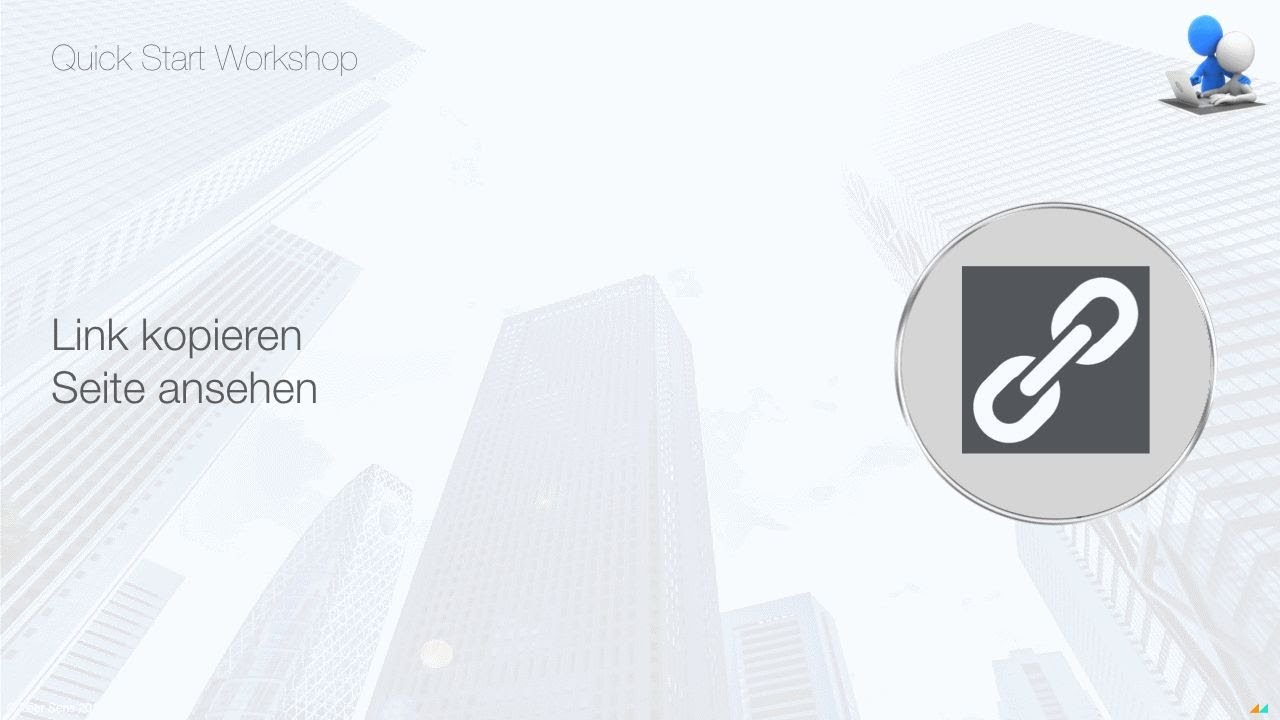 Link kopieren und Seite ansehen