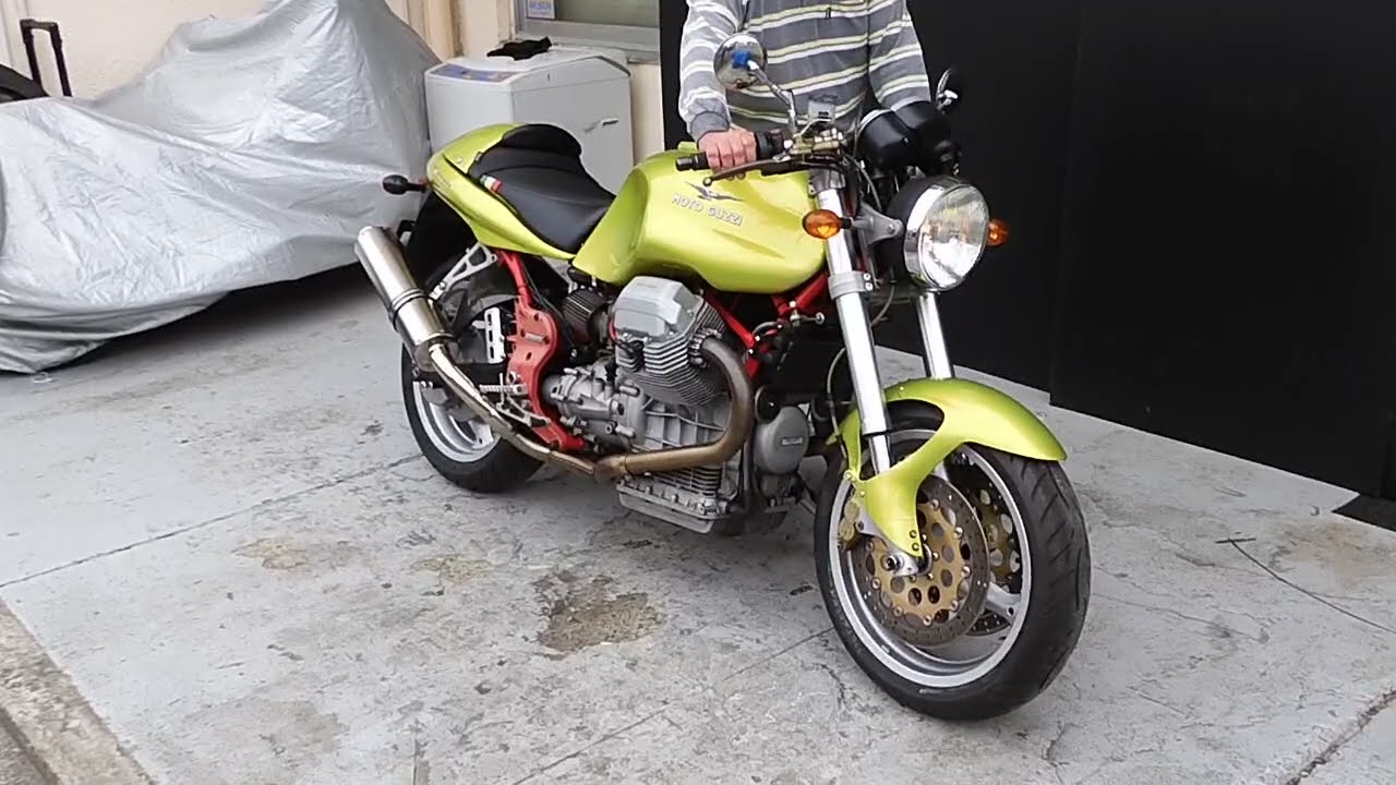 モトグッチ V11 スポルト SPORT 黄色 イエロー 外装綺麗&エンジン良好♪タイヤ8分 不具合少 走行距離44,149km 始動動画有 愛媛発-現状販売 車体販売】モトグッチ V11 スポルト SPORT 黄色 イエロー 外装綺麗