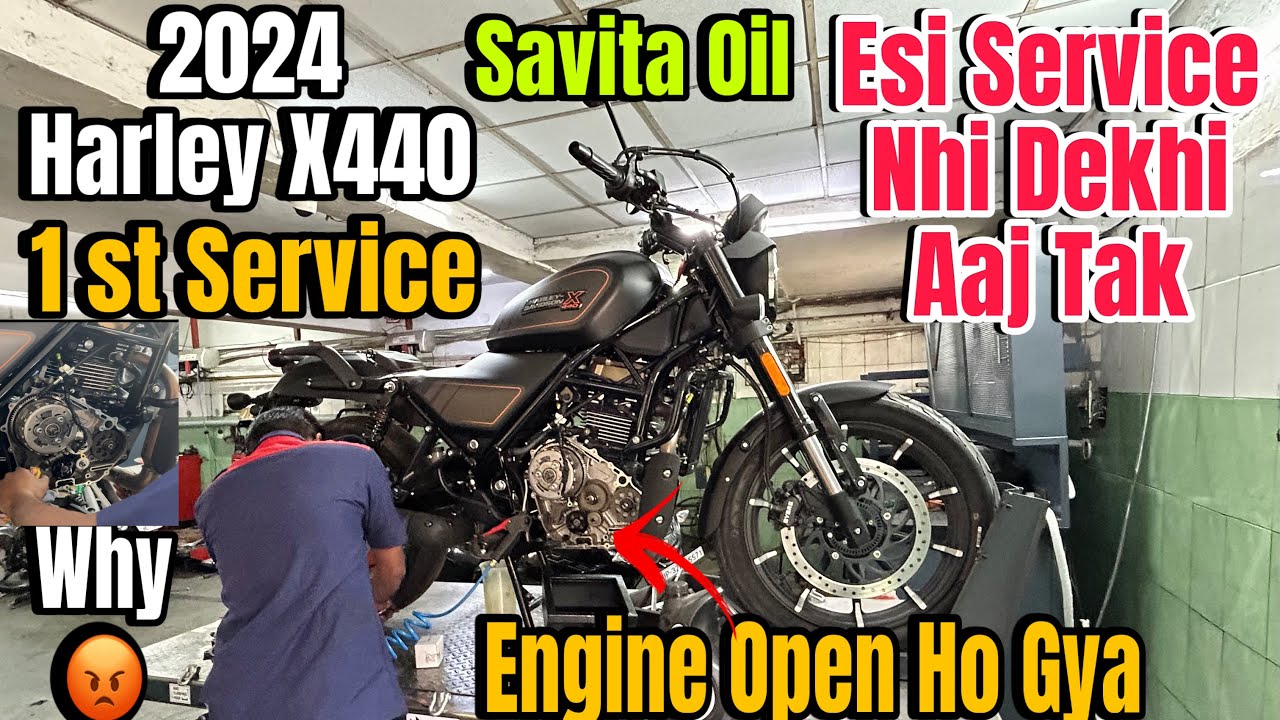2024 Harley Davidson X440 First Service Cost || First Service M Ye Kaun Open Kerta Hai Bhai | Savita