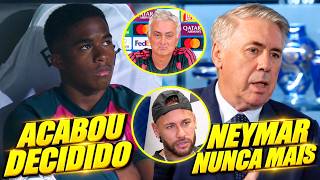 FORA ! REAL DECIDE SOBRE ENDRICK SEGUNDO JORNAL ! ANCELOTTI NEYMAR FORA DA SELEÇÃO