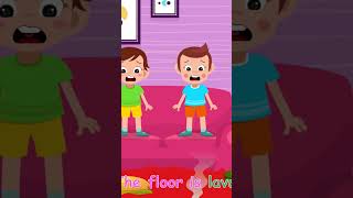Humpty Dumpty &amp; Floor Is Lava #shorts #nurseryrhymes #kids #kidssongs #kid #child #lullaby #baby