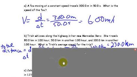 Unit ID Speed and Velocity PIA