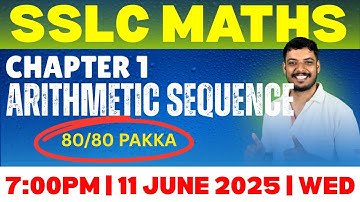 Class 10 Maths – Chapter 1: Arithmetic Sequence (Kerala Syllabus, SCERT)