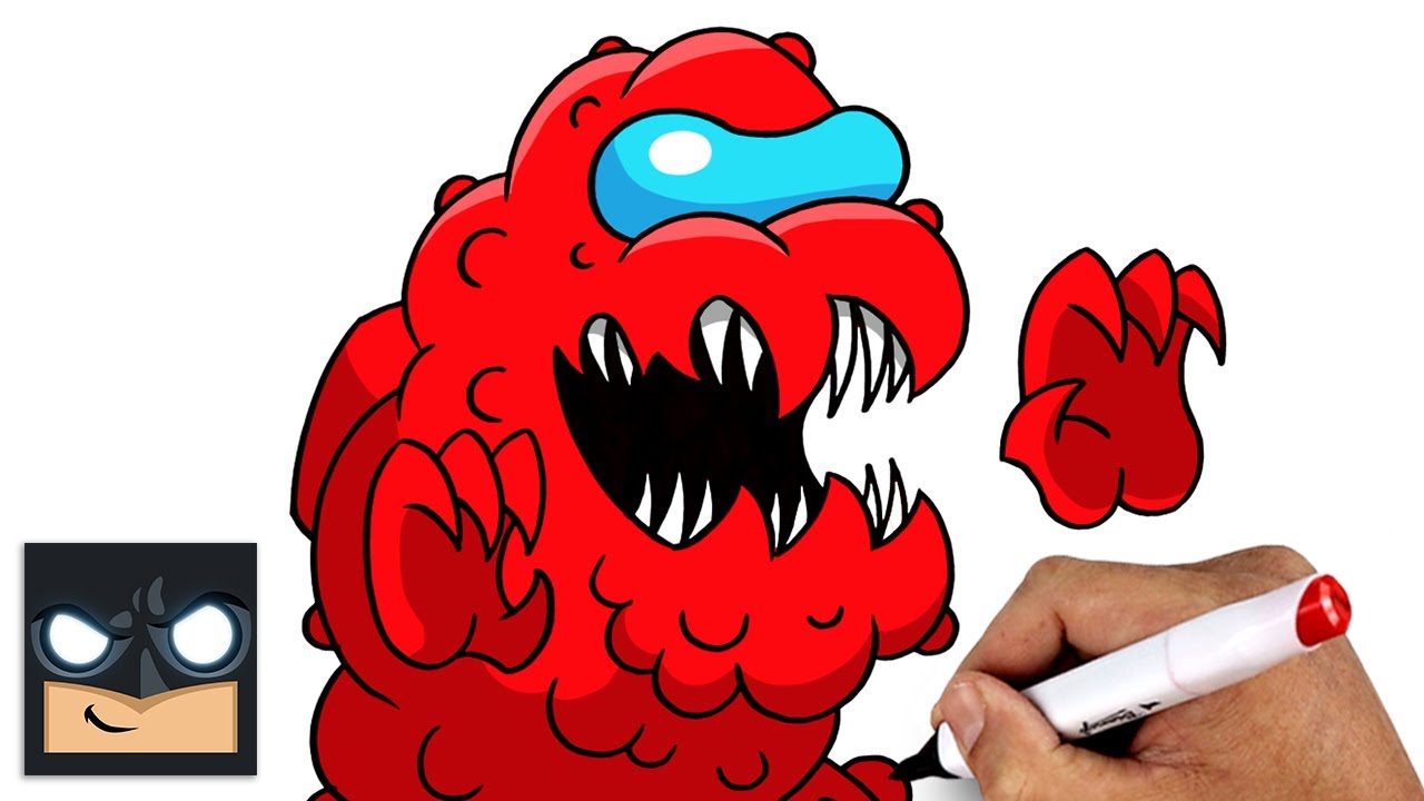 How To Draw Mega Imposter | Among Us | Step by Step Tutorial - YouTube