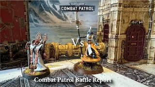 Adepta Sororitas vs T'au Empire - Warhammer 40,000 Combat Patrol Battle Report