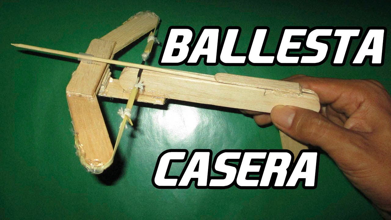 BALLESTA CASERA (muy potente) y SISTEMA DE GATILLO explicado [IRONBOX] 