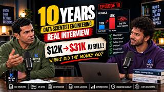 10-Year Data Scientist Interview: Your AI Bill Just Exploded. Can You Find Why