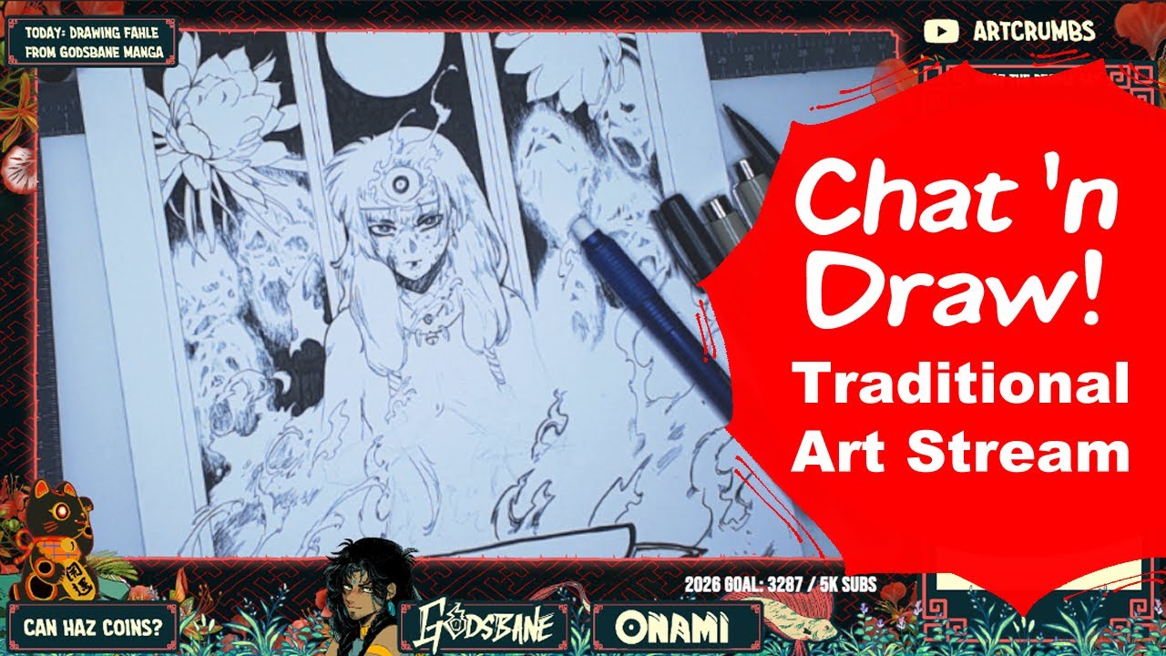 Chat 'n Draw | Traditional Manga Art | 01/31/2025