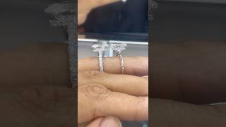 Oval solitaire vs. oval pave setting with hidden halo comparison Wealth