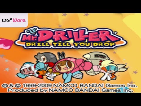 Mr. Driller: Drill Till You Drop (DSiWare Gameplay)