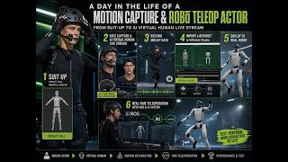 A Day in the Life of a Mocap & Robot Teleoperation Performer | From Motion Capture to Robot Control