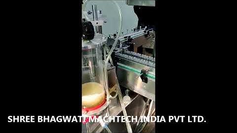 Roll on Bottle Filling, Ball Pressing and Capping Machine, Semi Automatic Roll On Filling Line