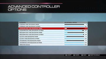Forza 5 - Tips and Tricks - Controller Deadzone Settings