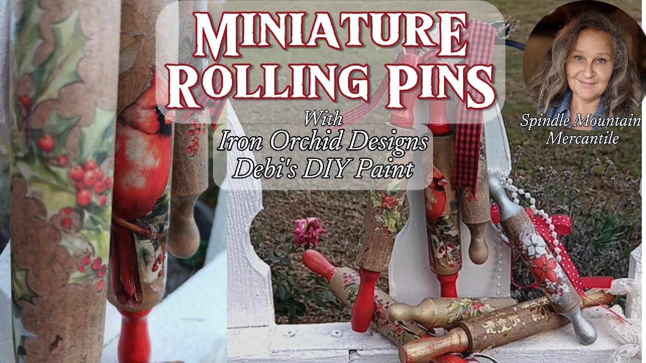 Miniatuer R Pin Miniature Rolling Pins - YouTube