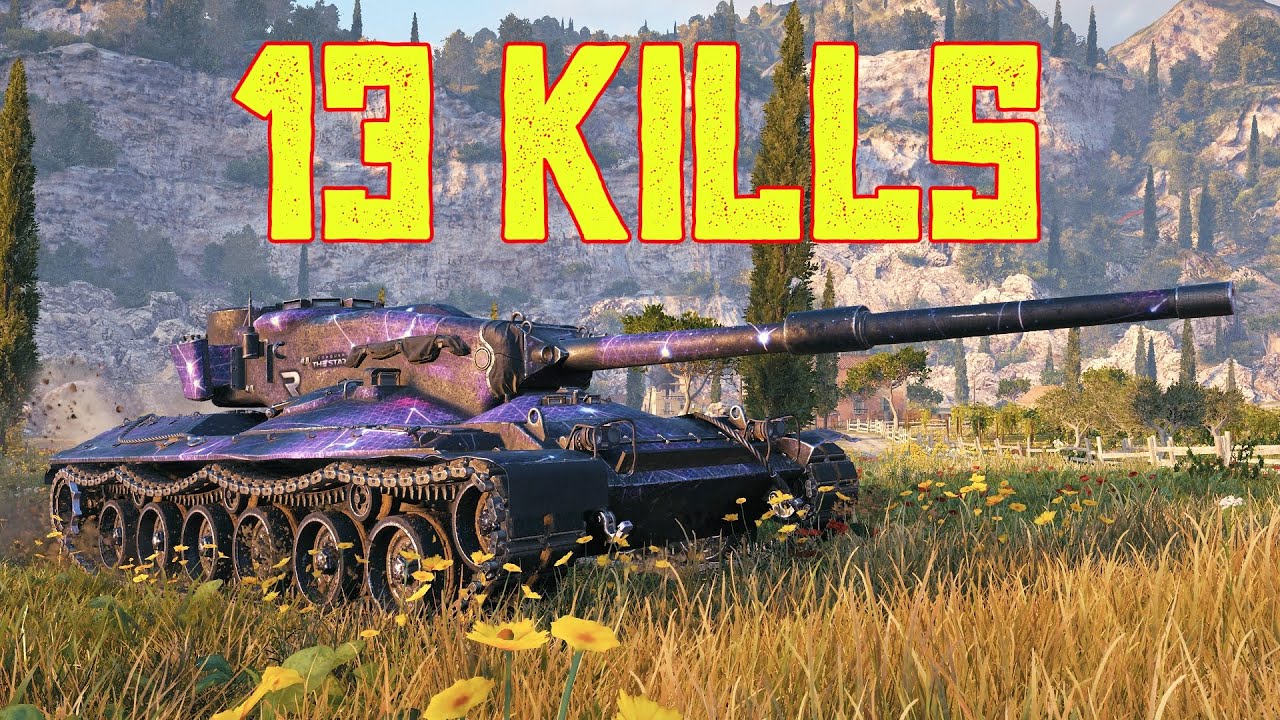 World of Tanks Concept 1B - 13 Kills – 1 vs 5 Domination!