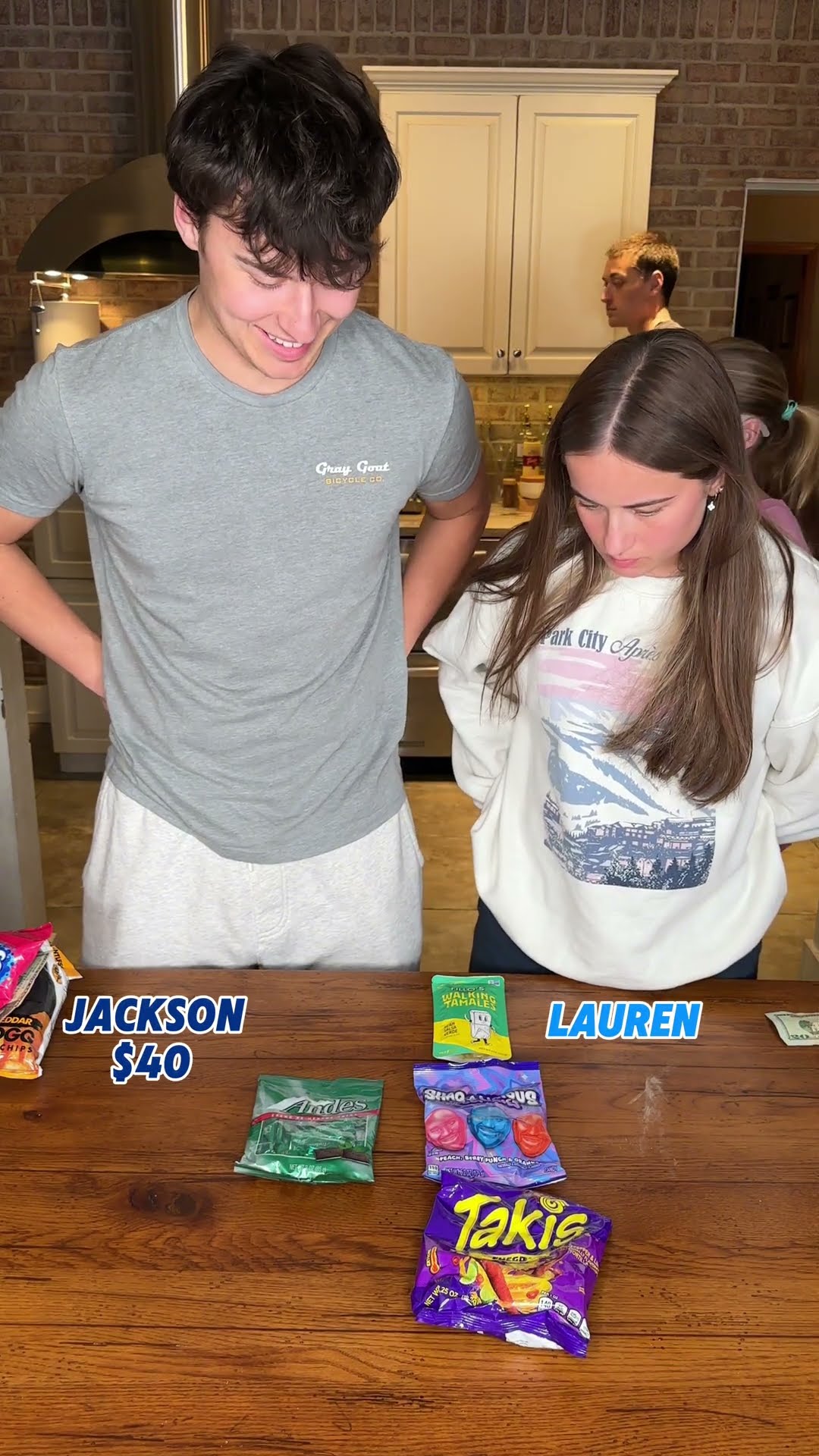 How fast can they grab the snacks???