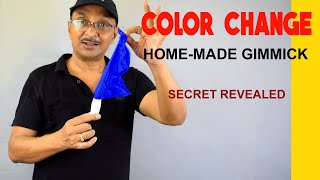 Homemade Magical Gimmick To Change Color of a Silk