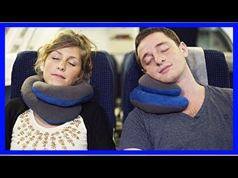 Coussin Voyage Enfant Oreiller De Voyage Avion En Mousse Mémoire - Forme U - Coussin Nuque Ergonomique - Sac Inclus Oreiller Cervical U
