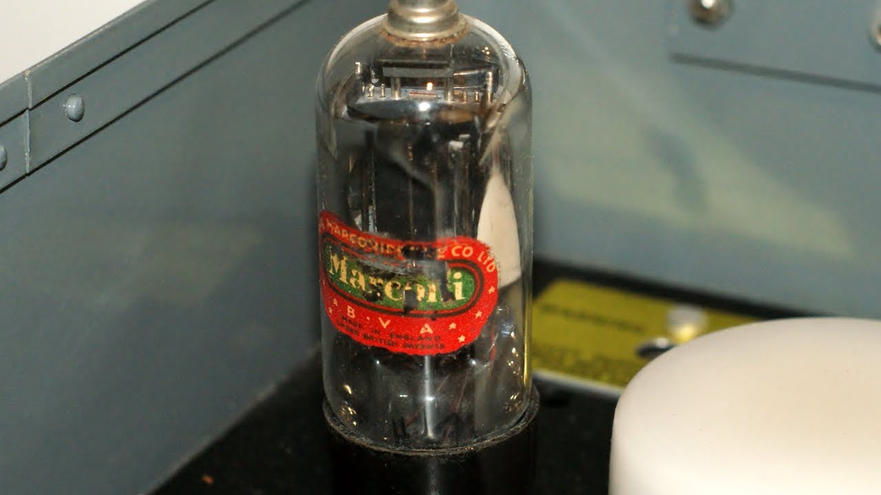 Unboxing A Marconi Z66 Pentode Vacuum Tube 