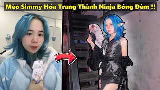 Mèo Simmy Hóa Trang Thành Ninja Bóng Đêm Siêu Ngầu ! Simmy Đi Chơi Halloween Cùng Hero Team