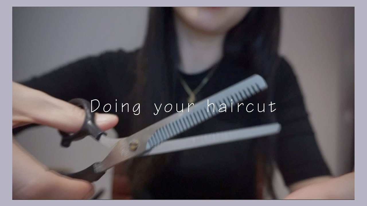 ASMR Doing your Haircut (No talking, Camera touching)